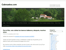 Tablet Screenshot of cabreados.com